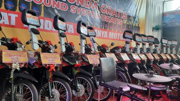 Tridjaya Motor Group Selalu Dihati Konsumen Setia. Gebyar Bagikan Hadiah Akbar 25 Unit Motor dan 25 Sound System Digelar