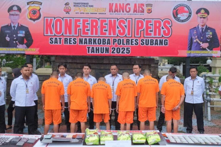 Polres Subang ungkap kasus Sabu Terbesar, 5,14 Sabu Diamankan 