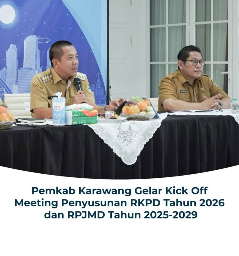 Pemkab Karawang Gelar Kick Off Meeting Penyusunan RKPD Tahun 2026 dan RPJMD Tahun 2025-2029