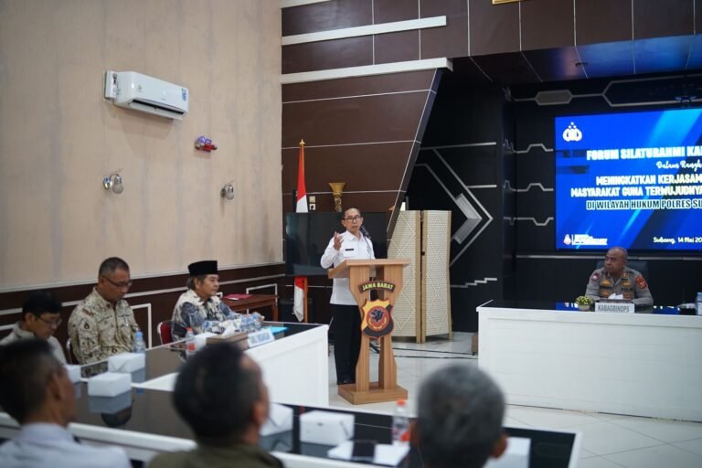 Sekda Subang Hadiri Forum Silaturahmi Kamtibmas