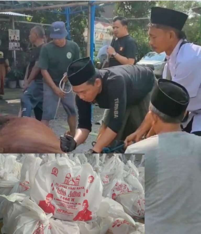 Dari Pemimpin untuk Rakyat: Kang HES Salurkan Daging Kurban hingga Warga Lansia
