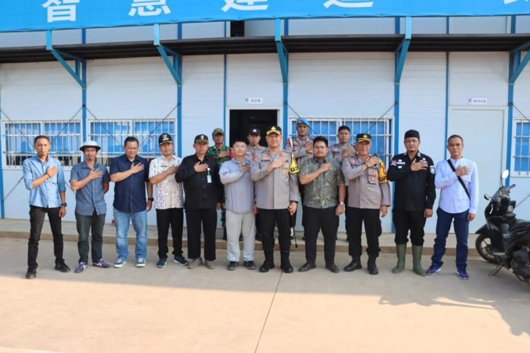 Kapolres Subang Tinjau Lokasi Pembangunan PT. BYD di Kawasan Suryacipta