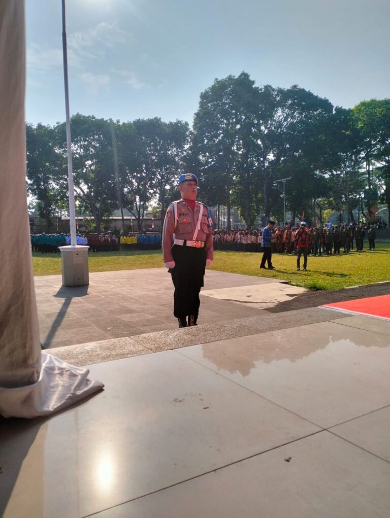 Berikut Profil Aiptu Ribut Jamboria Jajuli Kanit Propam Polsek Jalan Cagak Yang Menjadi Komandan Upacara Pada Peringatan  Hut RI Ke-80 Di Kecamatan Jalan Cagak