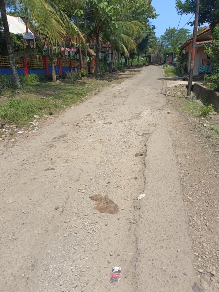 Jalan Kabupaten di Desa Tegaldatar Kecamatan Maniis Purwakarta Masih Rusak, Warga Harapkan Perbaikan