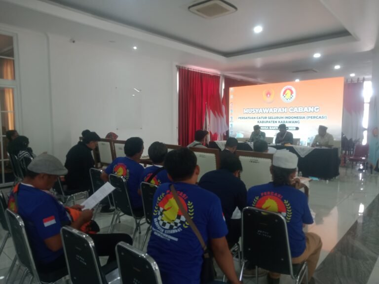 Muscab Percasi Kab. Karawang tidak menemui Titik Temu, dan akhirnya Di undur.