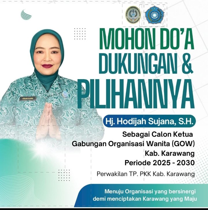 Hj. Hodijah Sujana Deklarasikan Visi Misi Sebagai Calon Ketua GOW Karawang Priode 2025-2030