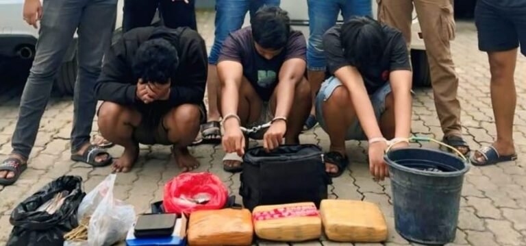 Polres Karawang bongkar sindikat Peredaran Ganja 3,5 Kilogram, tiga orang diamankan.